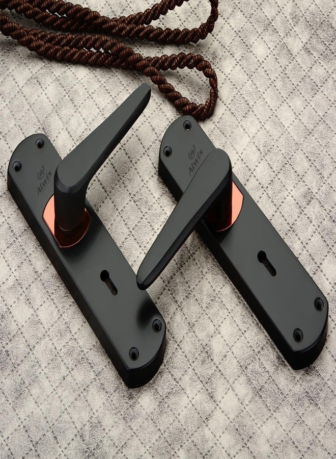 Alwin Tilak Plus, 8 Inch Mortise Lockset, 6 Lever Double Turn Lock Body, 3 Keys,Ideal for Main Door, Bedroom, Living Room, Bathroom and Kitchen Doors Both for Right and Left Hand Doors. (SS Matte) - Image 2